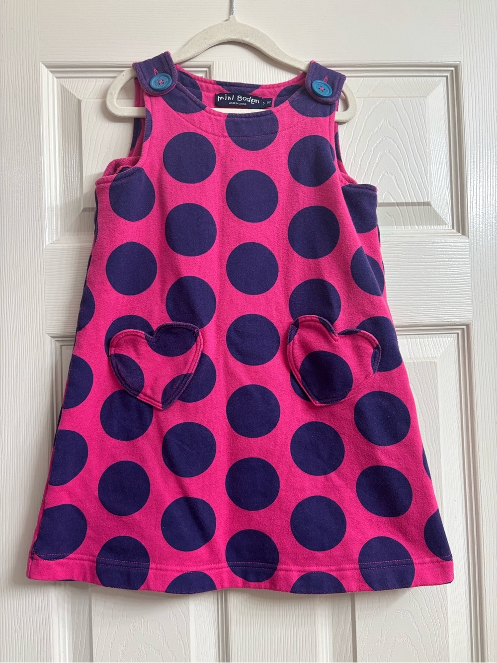 Mini Boden Polka Dot Dress